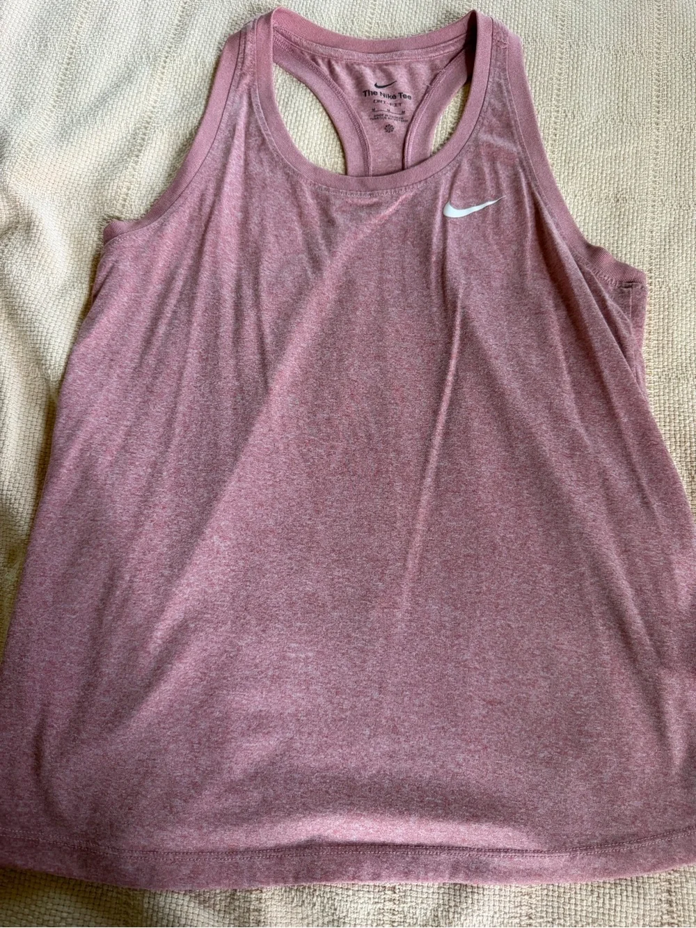 Nike Women’s Dri-FIT Racerback Tank Top - Mauve